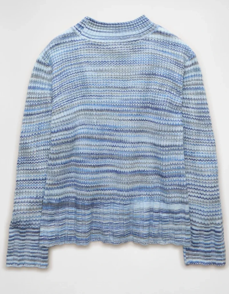 AE Oversized Faux Mohair Wide Cuff Sweater