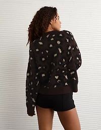 Chandail à col rond classique si doux Whoa AE