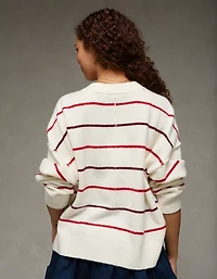 Chandail à col rond classique si doux Whoa AE