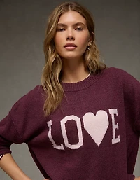 AE Whoa So Soft Valentine's Day Sweater