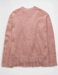 AE Oversized Faux Mohair Wide Cuff Sweater