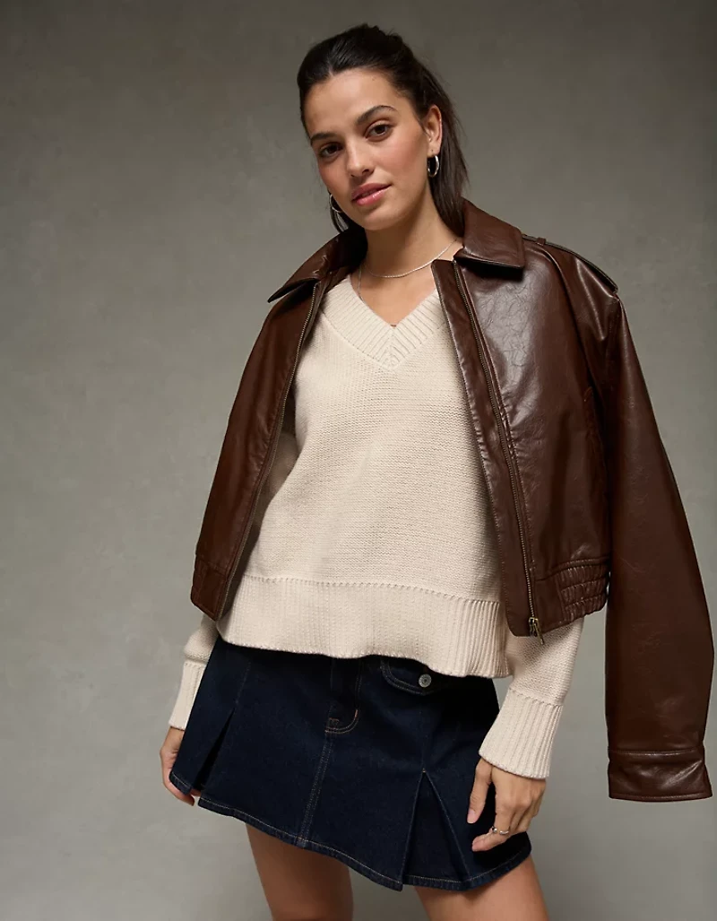 AE Long Weekend V-Neck Sweater