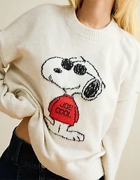 AE Whoa So Soft Snoopy Joe Cool Graphic Sweater