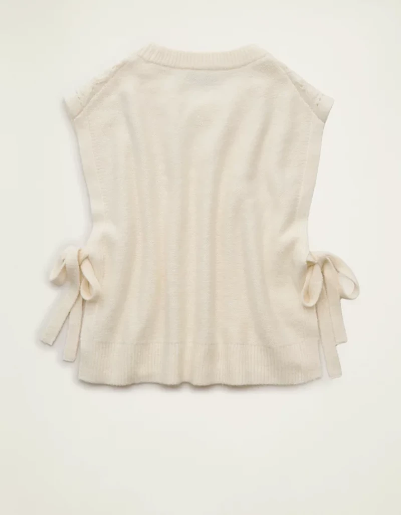 AE Whoa So Soft Cable Knit Vest