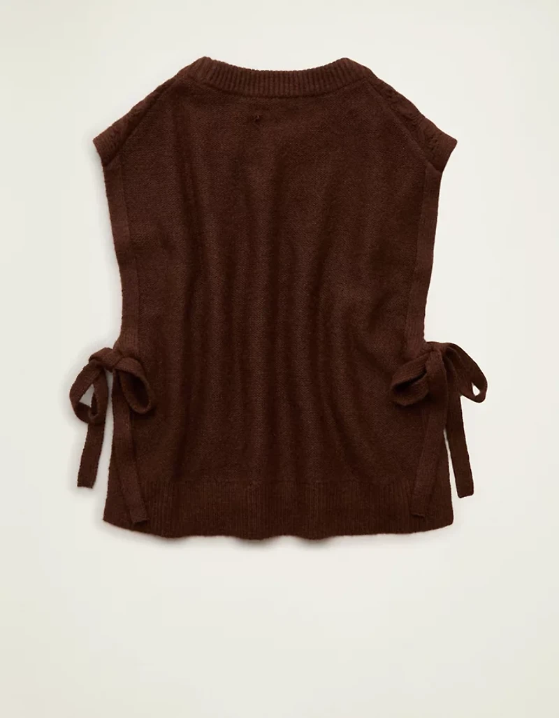 Veste sans manches en tricot torsadé Whoa Si douce AE