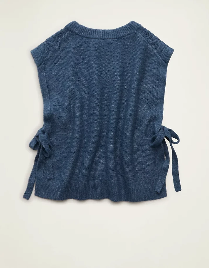 Veste sans manches en tricot torsadé Whoa Si douce AE