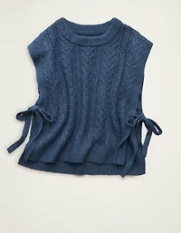Veste sans manches en tricot torsadé Whoa Si douce AE
