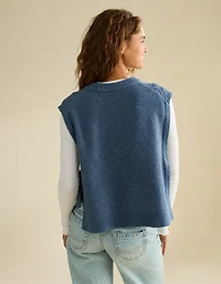 Veste sans manches en tricot torsadé Whoa Si douce AE
