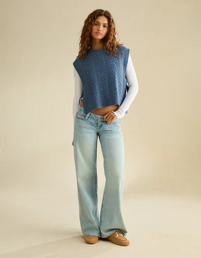 Veste sans manches en tricot torsadé Whoa Si douce AE