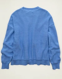 AE Oversized Crew Neck Sweater