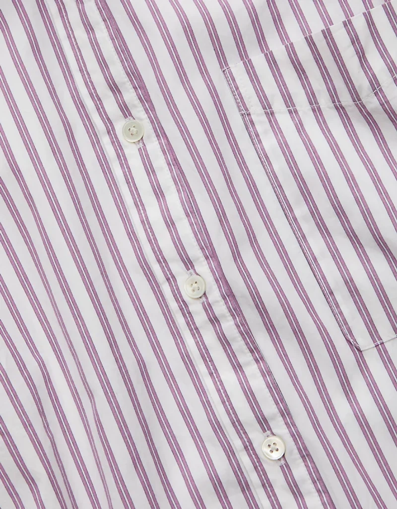 AE77 Oversized Poplin Button-Up Shirt