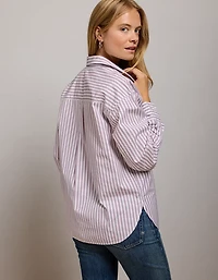 AE77 Oversized Poplin Button-Up Shirt