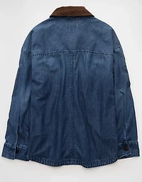 Veste-chemise en denim léger AE