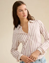 Chemise boutonnée et ajustée AE