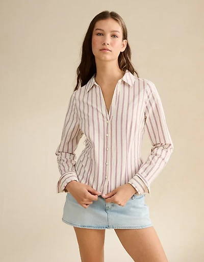 Chemise boutonnée et ajustée AE