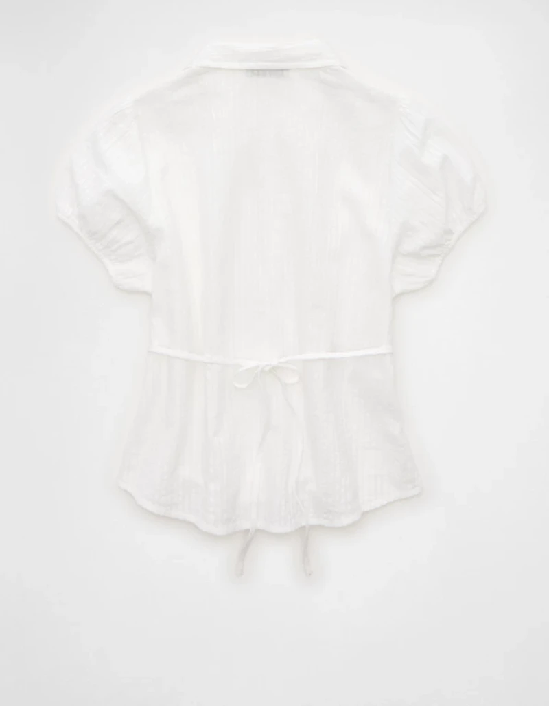 AE Short-Sleeve Button-Up Shirt