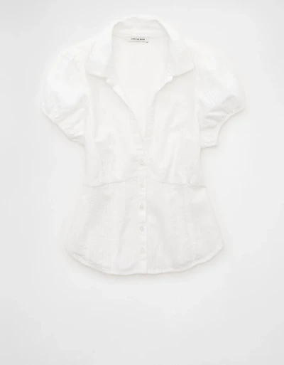 AE Short-Sleeve Button-Up Shirt