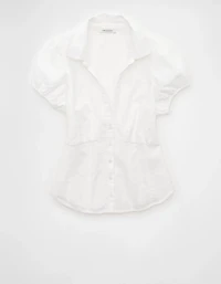 AE Short-Sleeve Button-Up Shirt