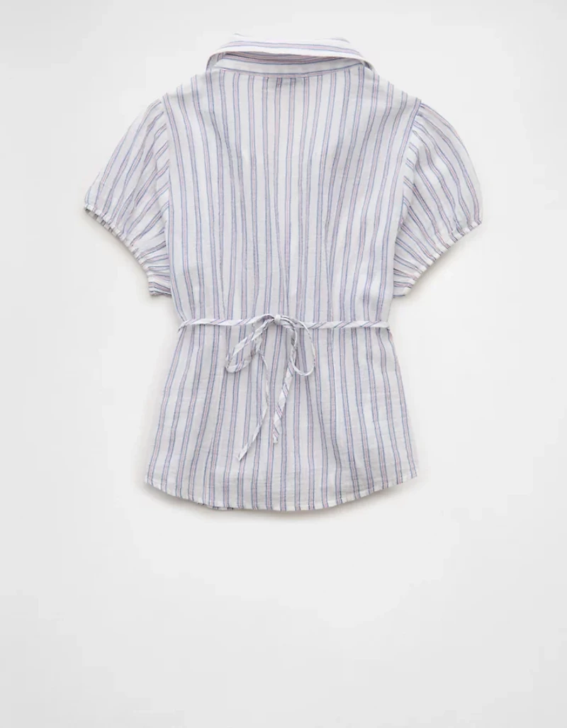 Chemise boutonnée à manches courtes AE
