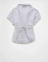 Chemise boutonnée à manches courtes AE