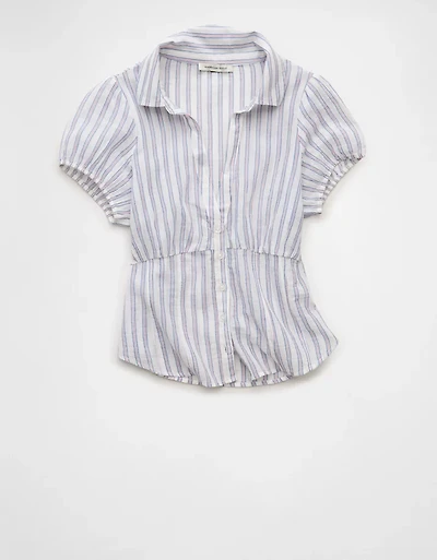 Chemise boutonnée à manches courtes AE