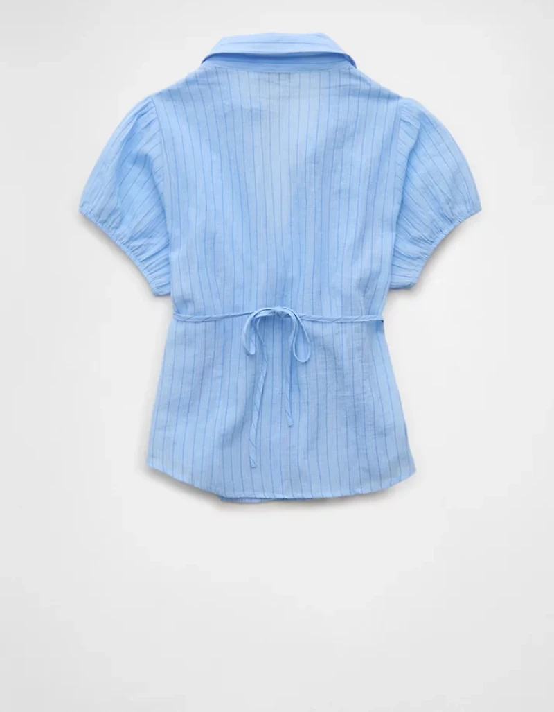 AE Short-Sleeve Button-Up Shirt