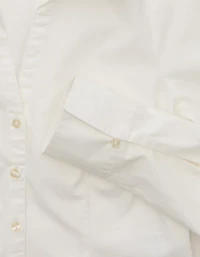 Chemise boutonnée en popeline à coupe ajustée AE