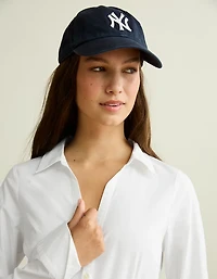 Chemise boutonnée en popeline à coupe ajustée AE