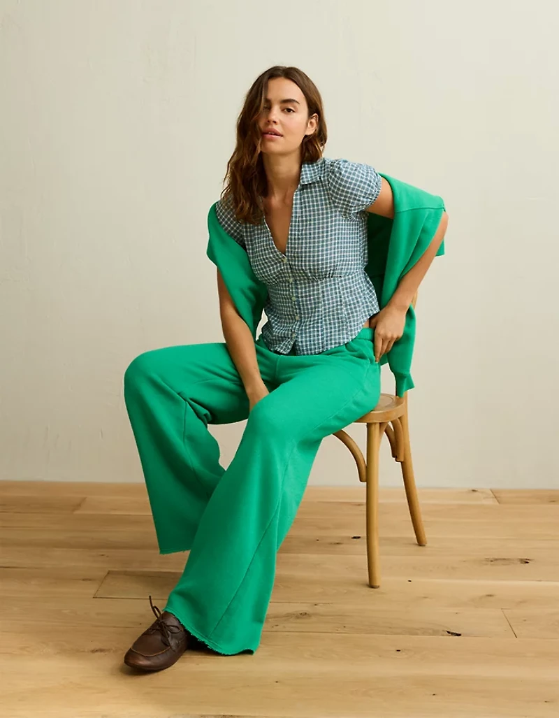 AE Short-Sleeve Button-Up Shirt