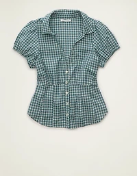 AE Short-Sleeve Button-Up Shirt