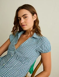 AE Short-Sleeve Button-Up Shirt