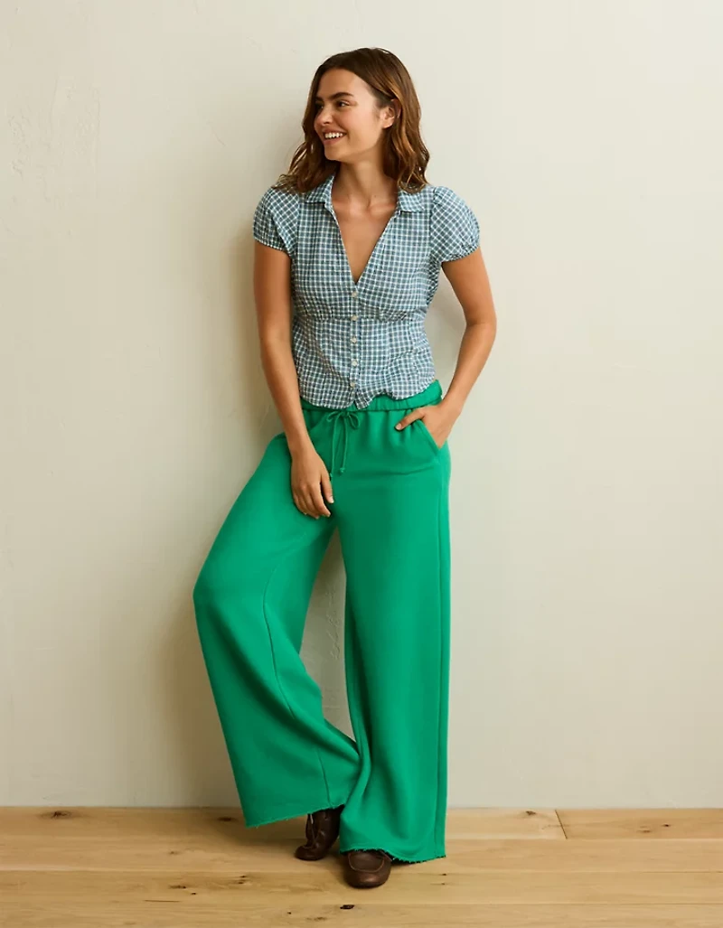AE Short-Sleeve Button-Up Shirt