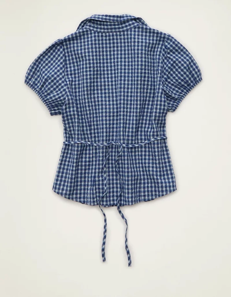 AE Short-Sleeve Button-Up Shirt