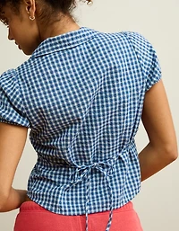 Chemise boutonnée à manches courtes AE