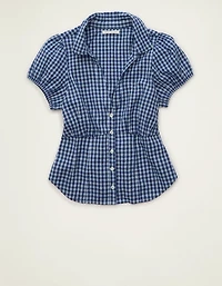 AE Short-Sleeve Button-Up Shirt