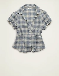AE Short-Sleeve Button-Up Shirt