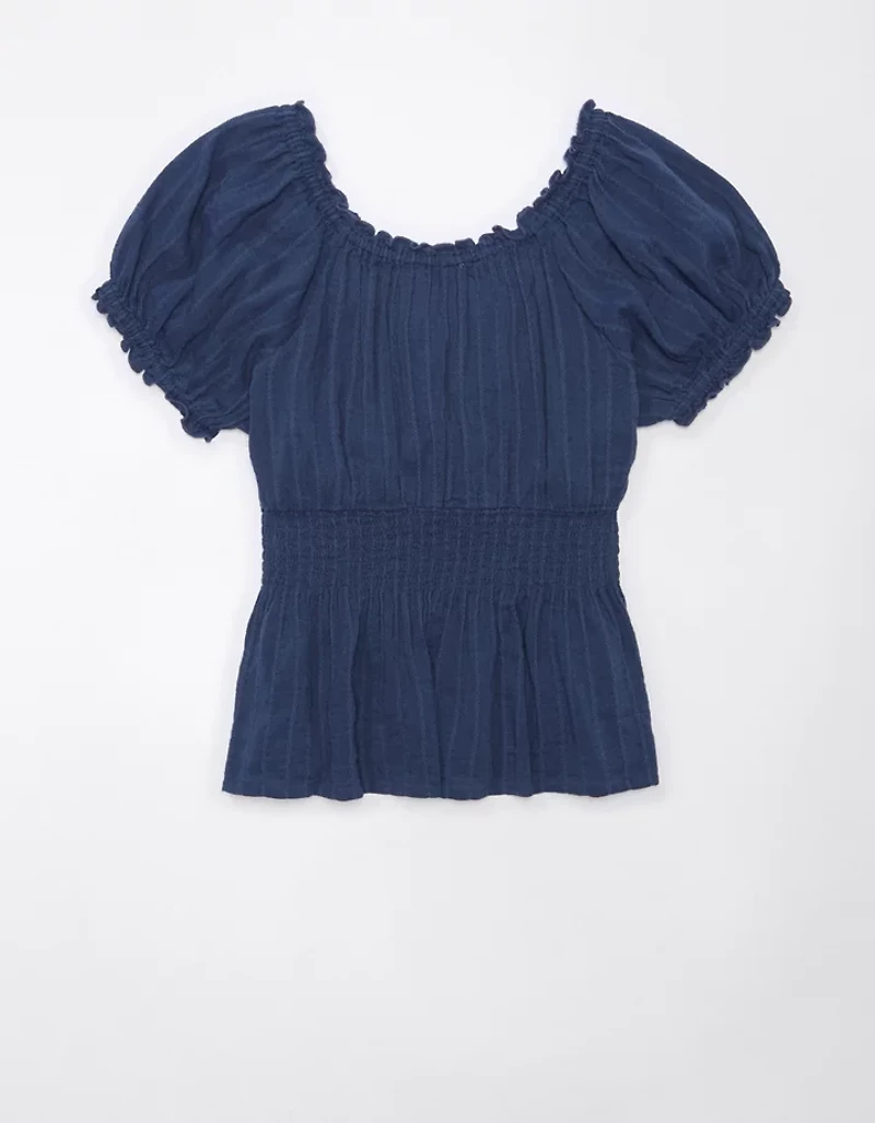 AE Short-Sleeve Babydoll Top