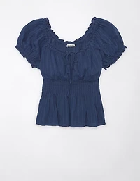 AE Short-Sleeve Babydoll Top