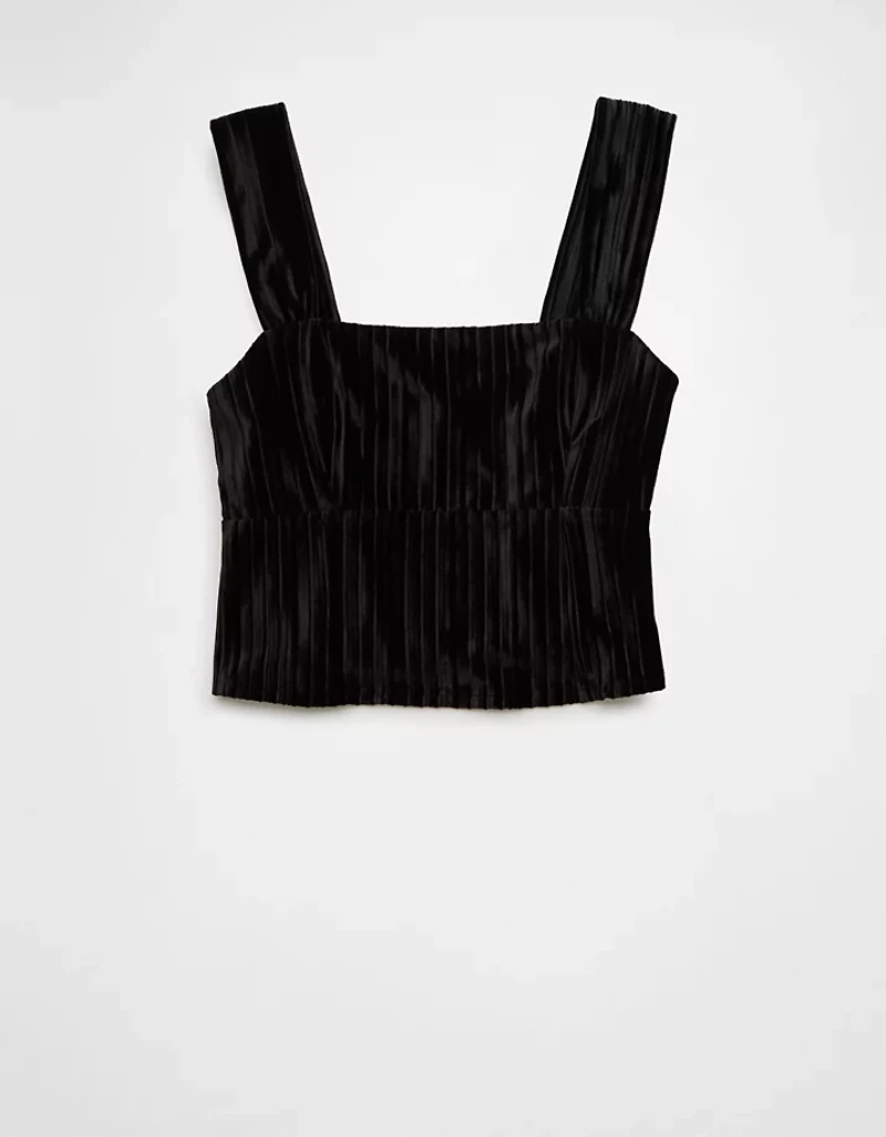 AE Velvet Corset Tank Top