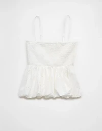 AE Eyelet Bubble Tube Top