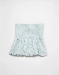 AE Eyelet Bubble Tube Top