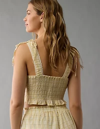 AE Tie Shoulder Corset Tank Top
