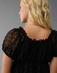 Haut nuisette à pois AE