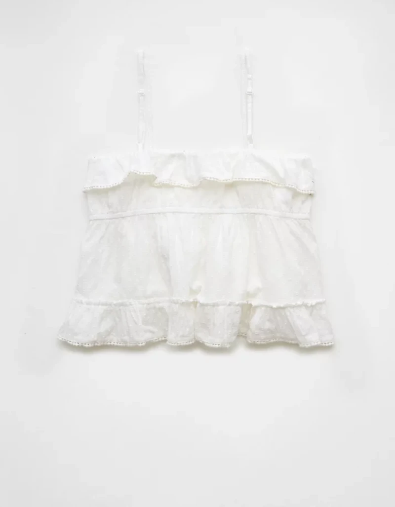 AE V-Neck Ruffle Cami