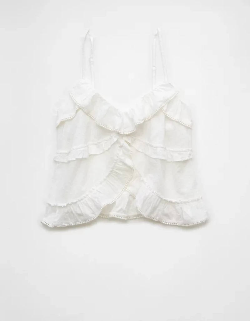 AE V-Neck Ruffle Cami