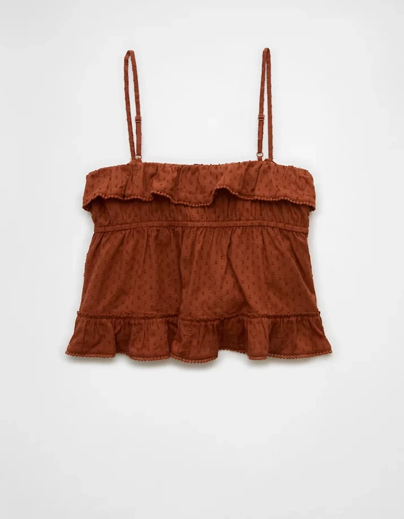 AE V-Neck Ruffle Cami