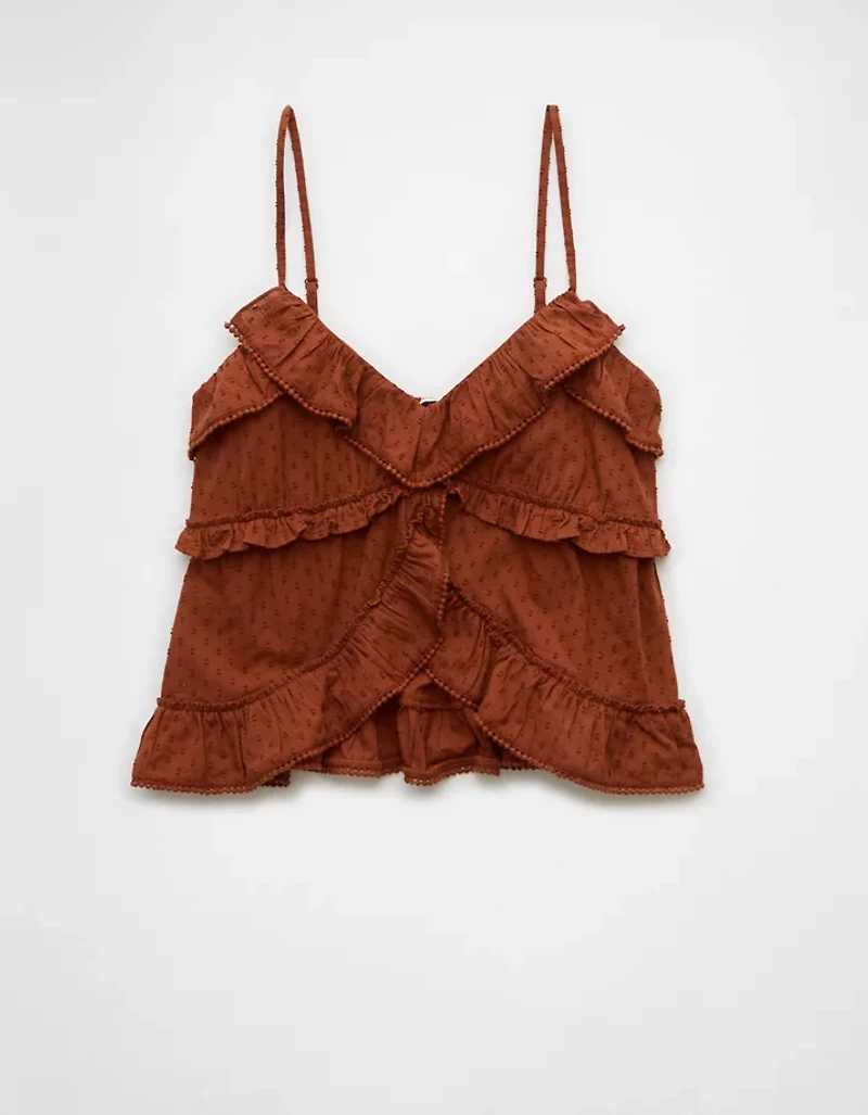 AE V-Neck Ruffle Cami