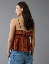 AE V-Neck Ruffle Cami