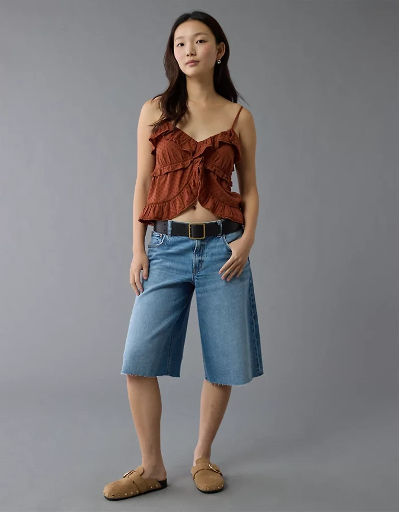 AE V-Neck Ruffle Cami