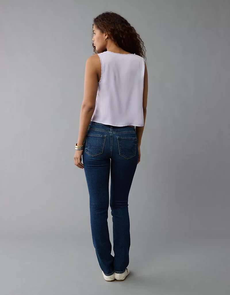 AE V-Neck Satin Slip Tank Top
